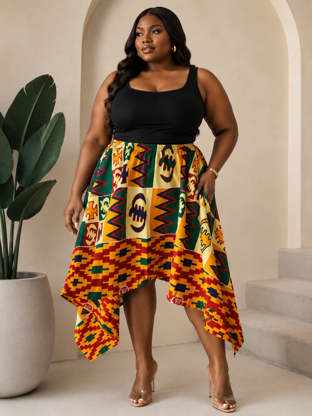 The Nhiyra Handkerchief Skirt