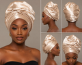 Luxurious silk satin headwrap